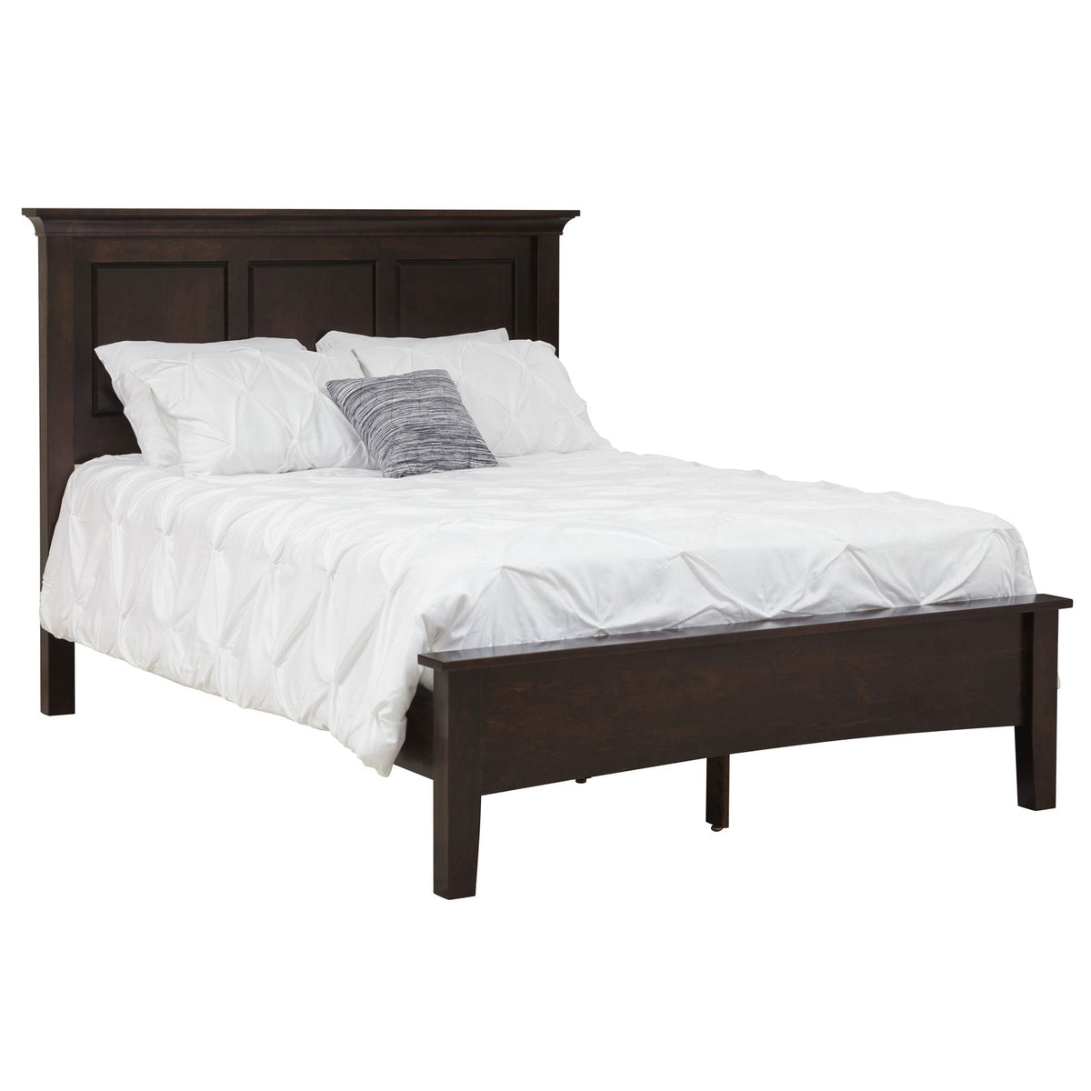 Amish Ellington Solid Wood Panel Bed - snyders.furniture