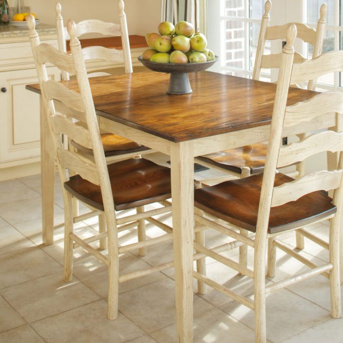 Amish French Country Ladderback Dining Chair - snyders.furniture