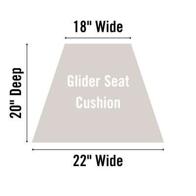 Amish Highback Glider Replacement Cushion - snyders.furniture