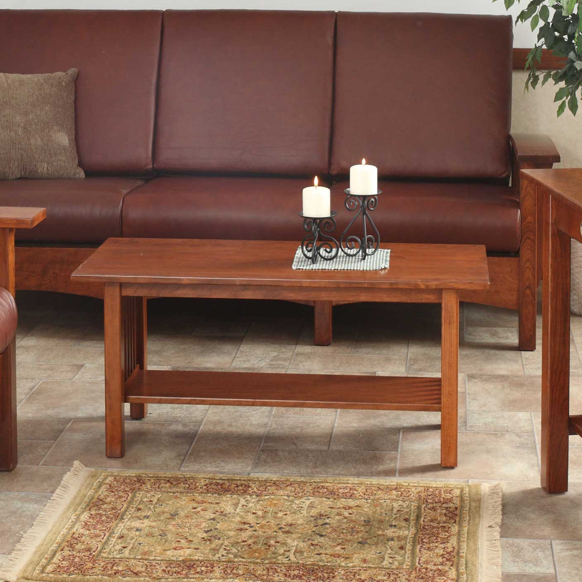 Amish Mission Solid Wood Junior Coffee Table - snyders.furniture