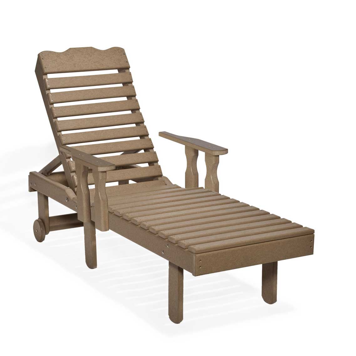 Amish Poly Patio Pool Chaise Sun Lounge Set with Side Tables - snyders.furniture