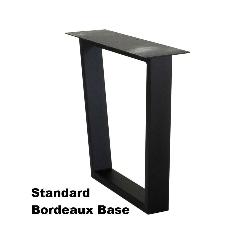 Amish Quebec 42"x 84" Live Edge Dining Trestle Table - Quick Ship - snyders.furniture