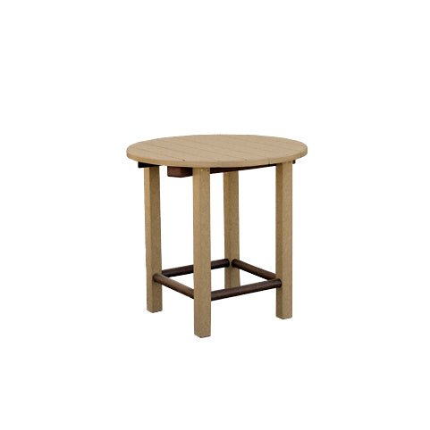 Amish SeaAira Patio Round Side Table - Quick Ship - snyders.furniture