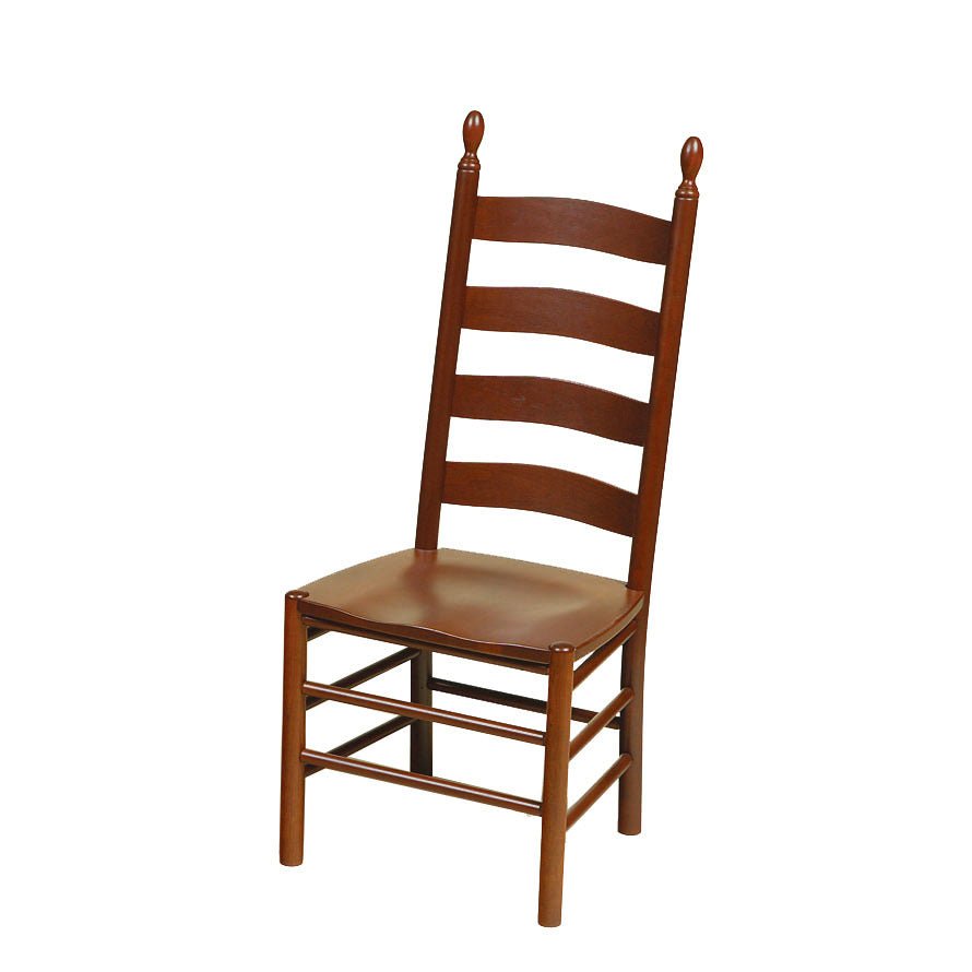 Amish Shaker Solid Wood Ladderback Dining Chair - snyders.furniture