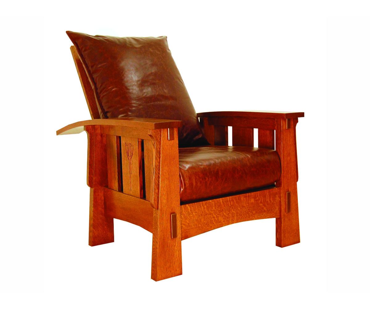 Amish Solid Wood Alamosa Morris Chair - snyders.furniture