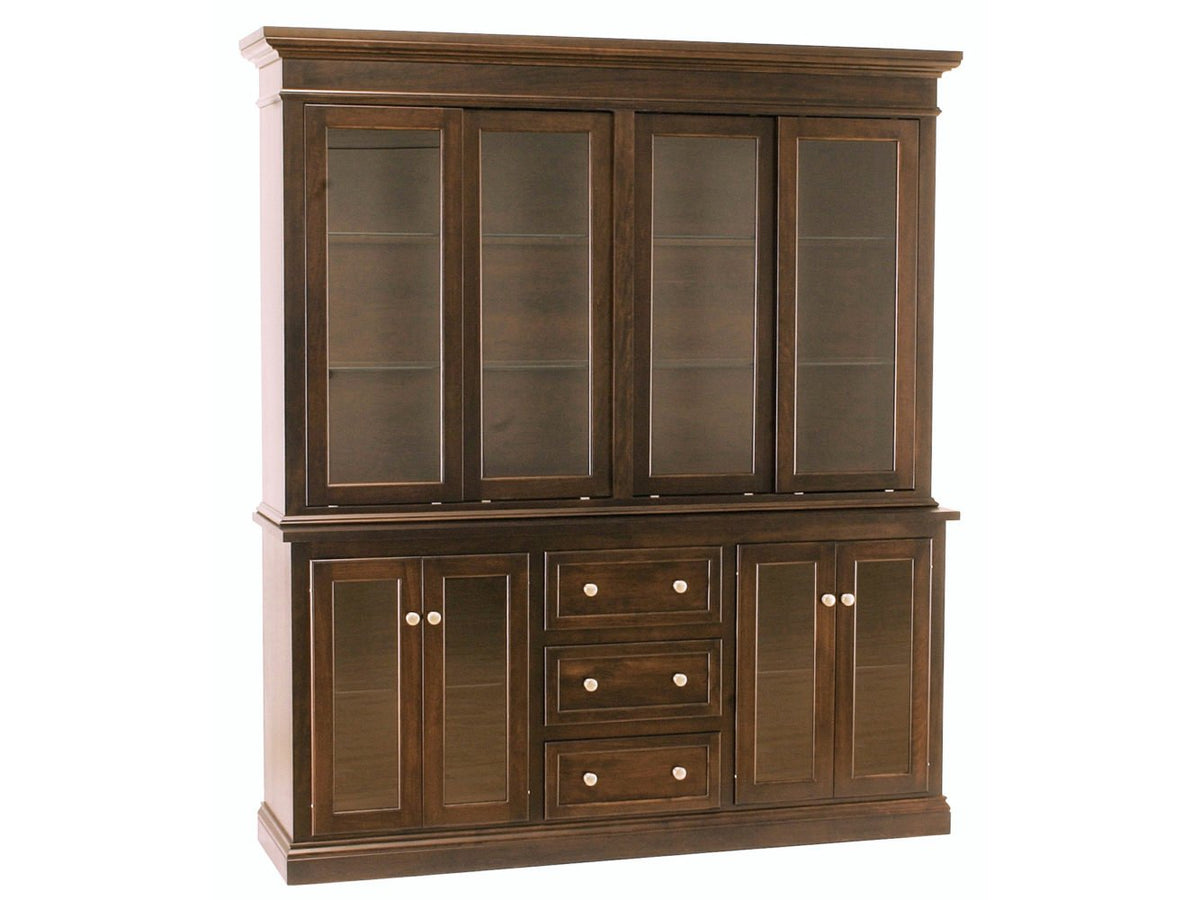 Amish Solid Wood Madison Hutch - snyders.furniture