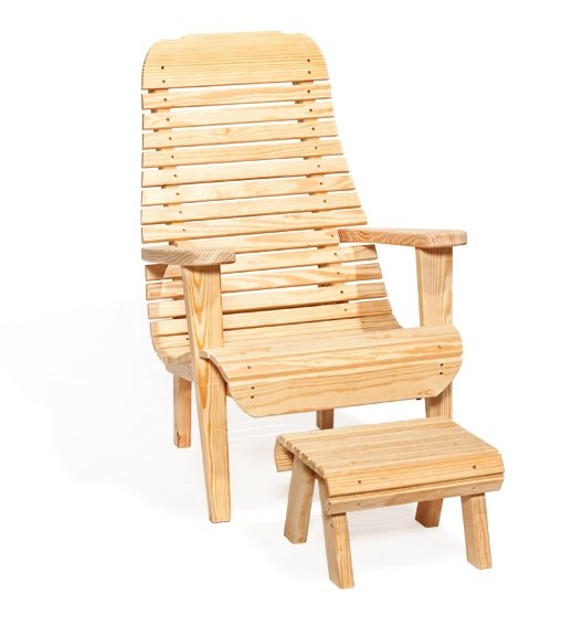 Amish Wood Easy Chair Leisure Lawns
