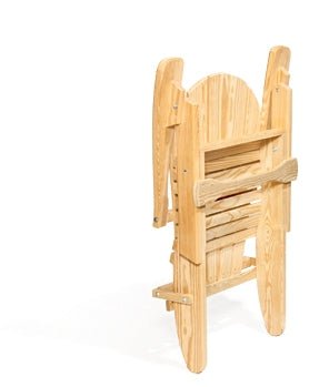 Amish Wood Folding Chair Leisure Lawns