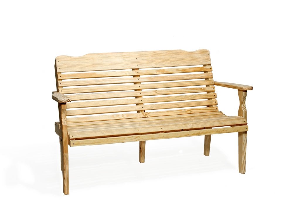 Amish Wood West Chester Bench Leisure Lawns