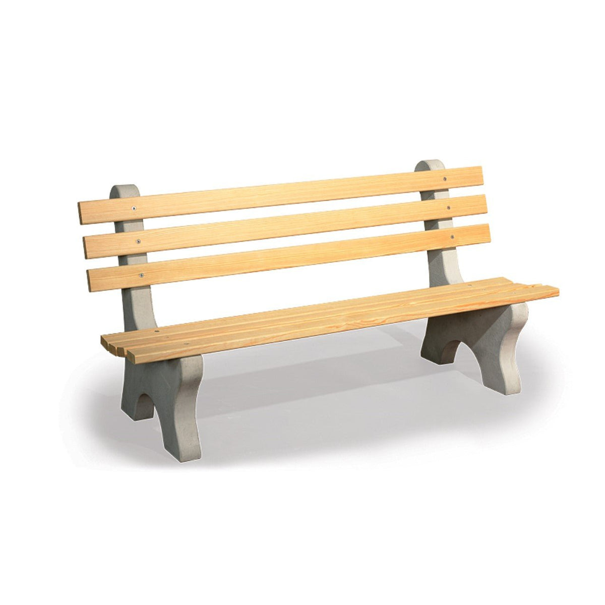 Amish Wooden Park Bench - snyders.furniture