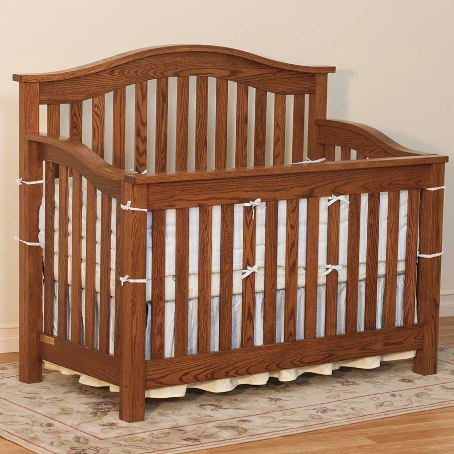 Arched Mission Crib - snyders.furniture