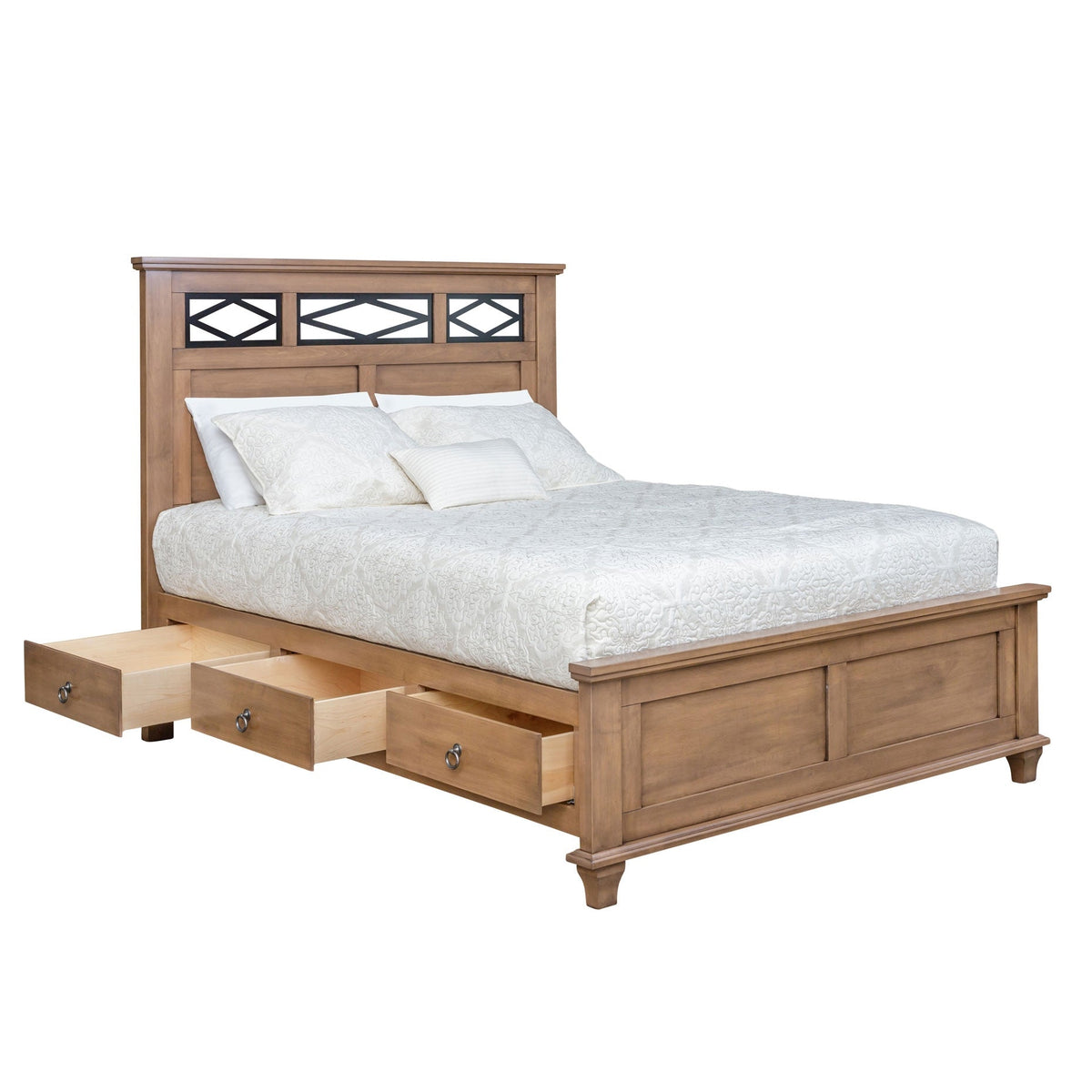 Avignon Iron Storage Bed - snyders.furniture