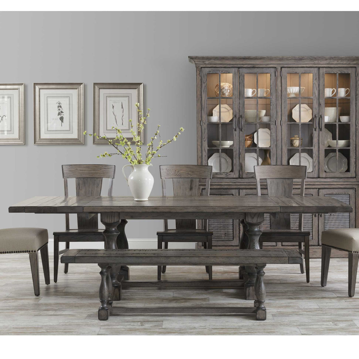 Baldwin Amish Solid Wood Dining Table - snyders.furniture