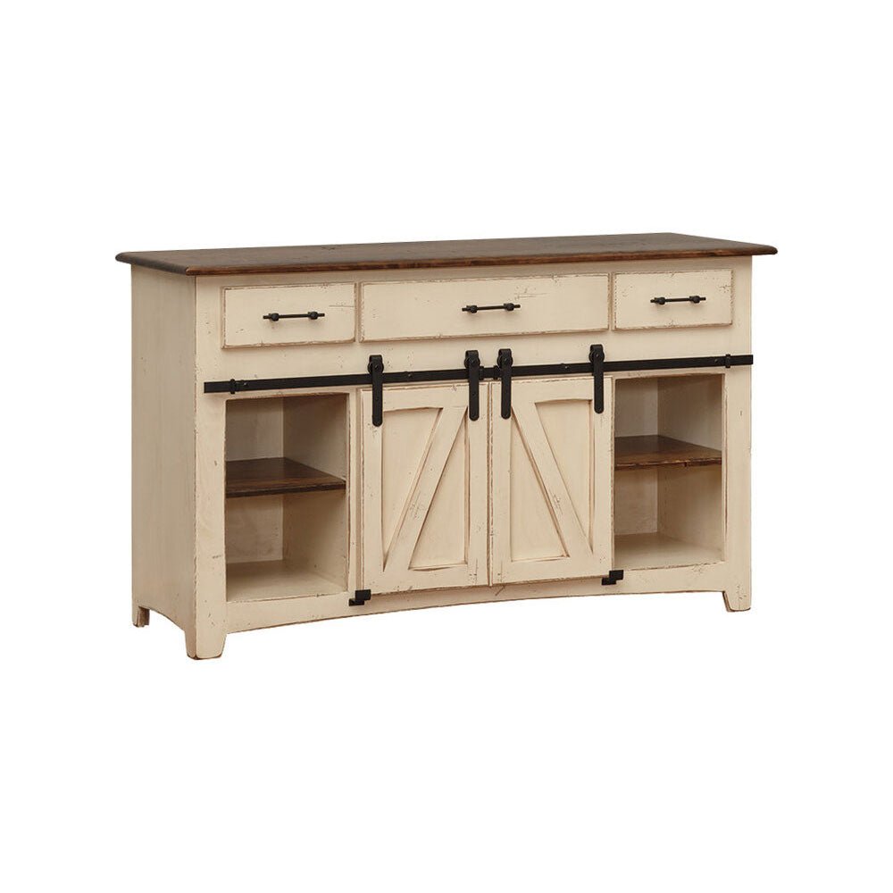 Barndoor Hutch Buffet - snyders.furniture