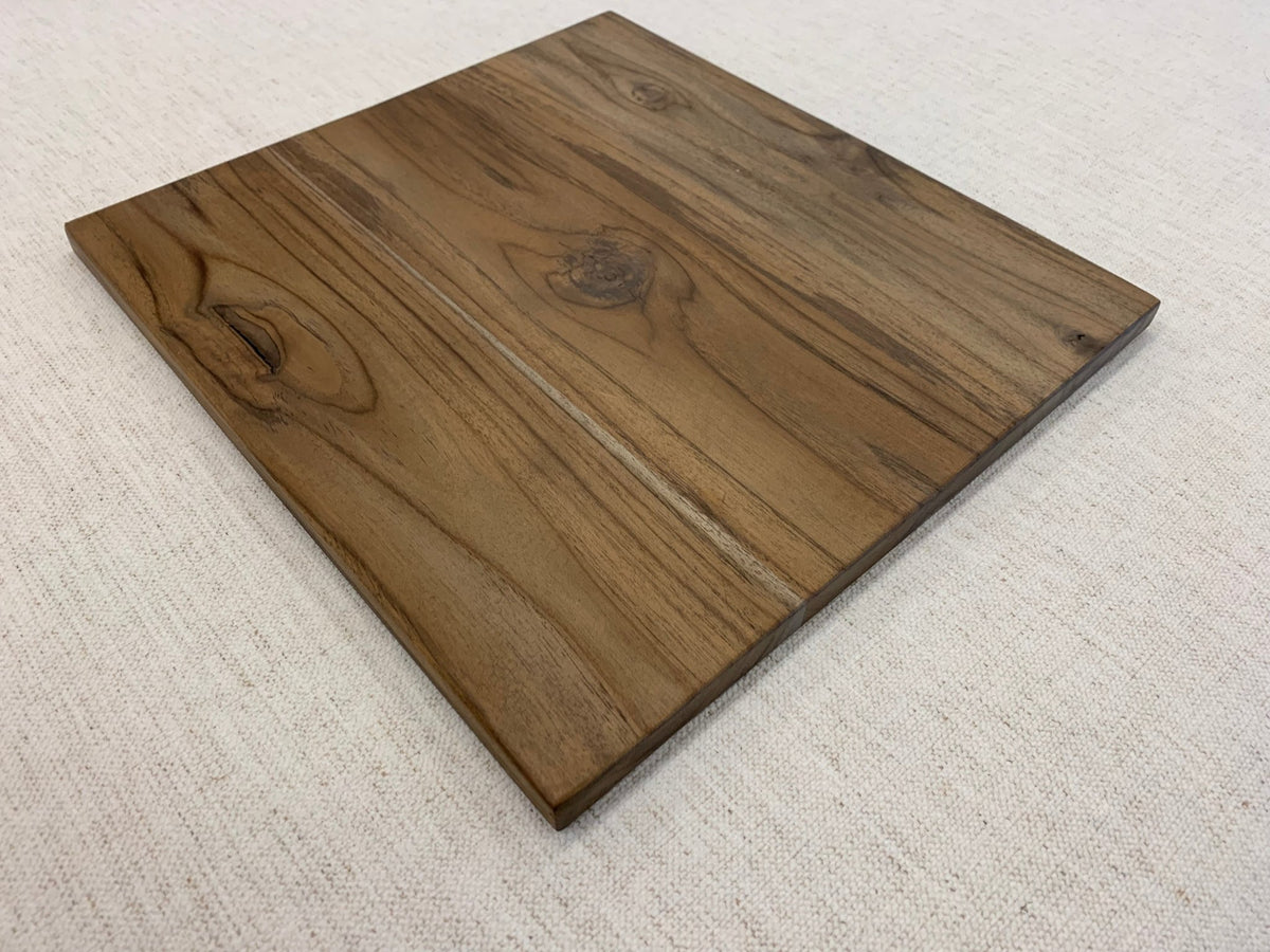 Bartholomew 108" Teak Live Edge Dining Table - Natural - snyders.furniture