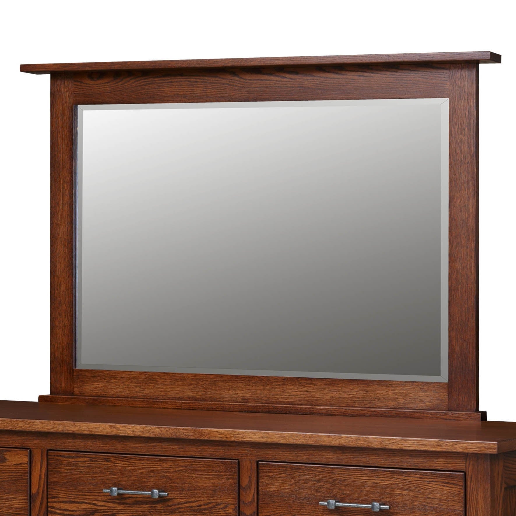 Classic Mission Large Beveled Mirror - snyders.furniture