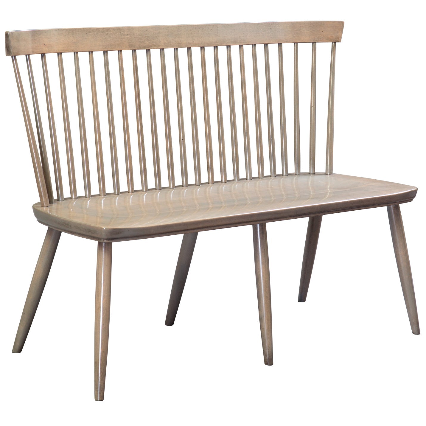 Amish Cody Solid Wood Windsor Bench - snyders.furniture