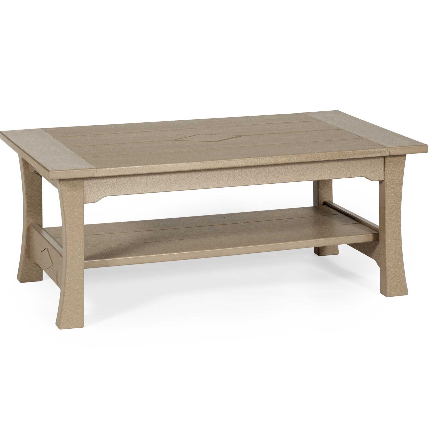Amish Colonial Mission Patio Coffee Table - snyders.furniture