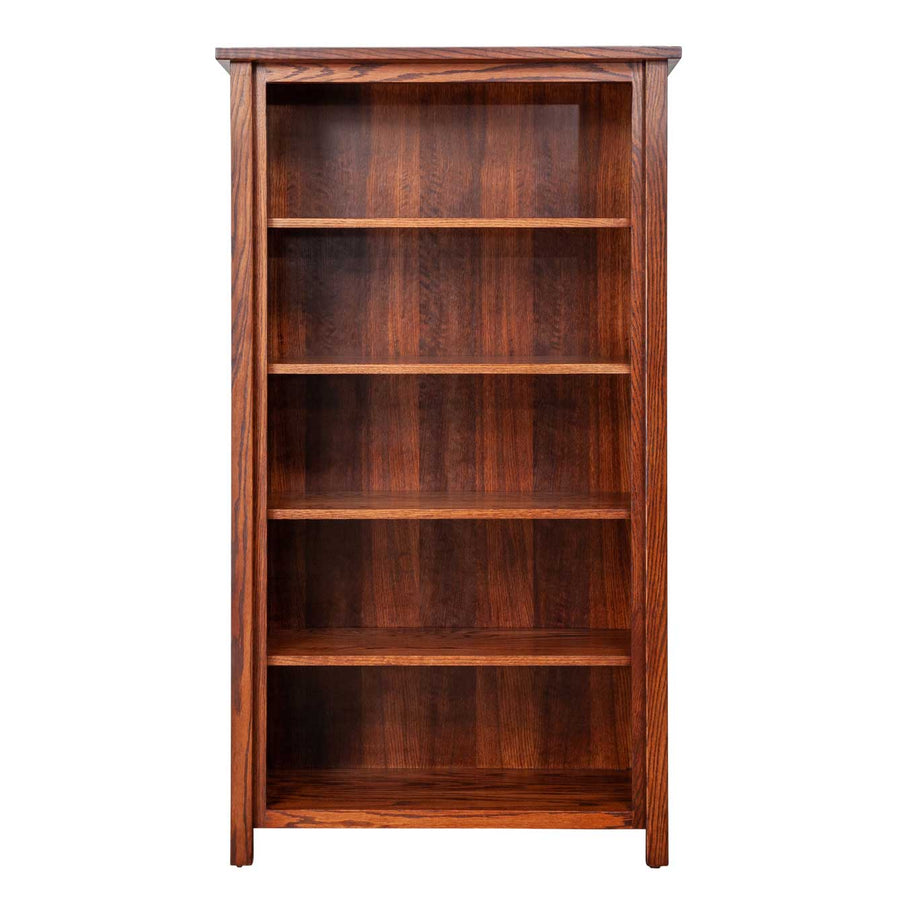 Amish Lewisburg Shaker Solid Wood 5 ft Bookcase