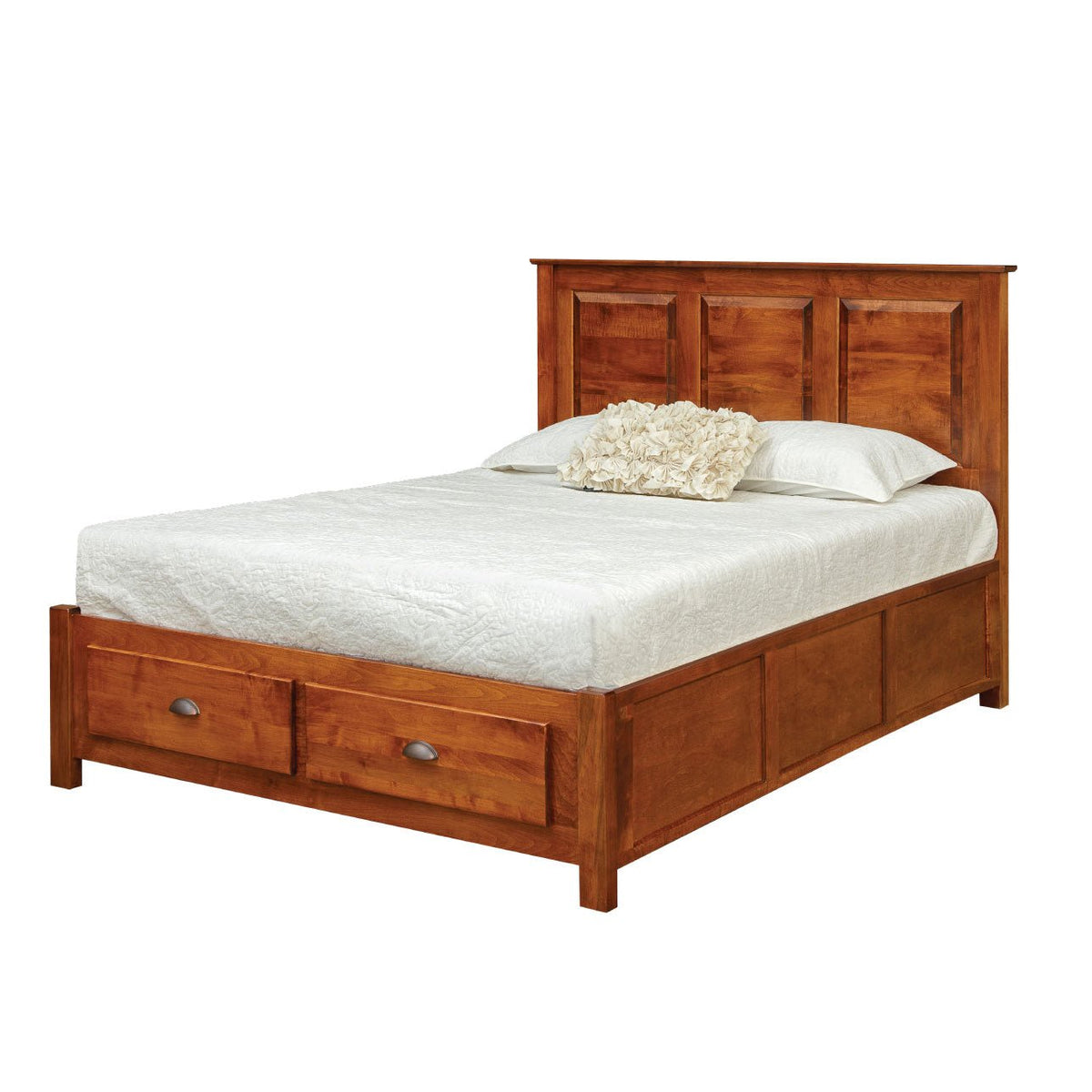 Eden Amish Shaker High Panel Bed - snyders.furniture