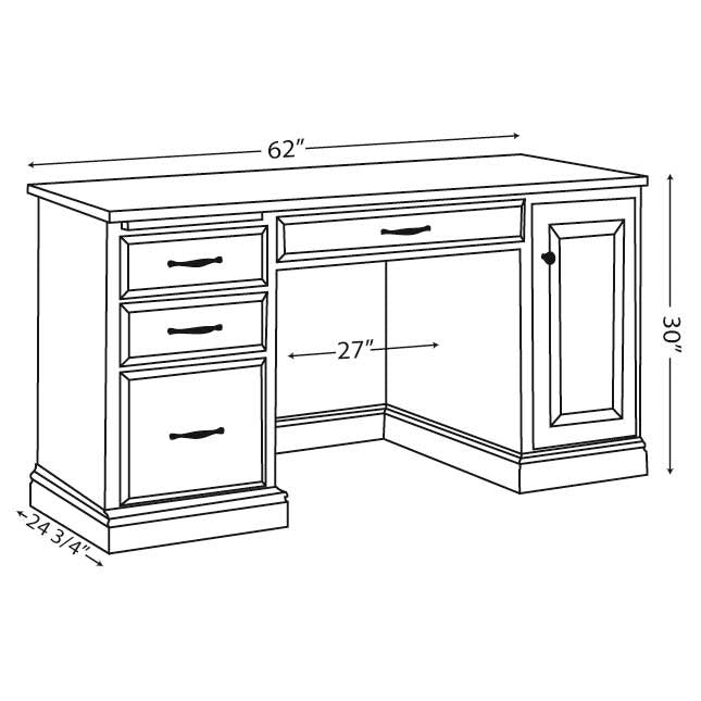 Harrington Computer Desk - snyders.furniture