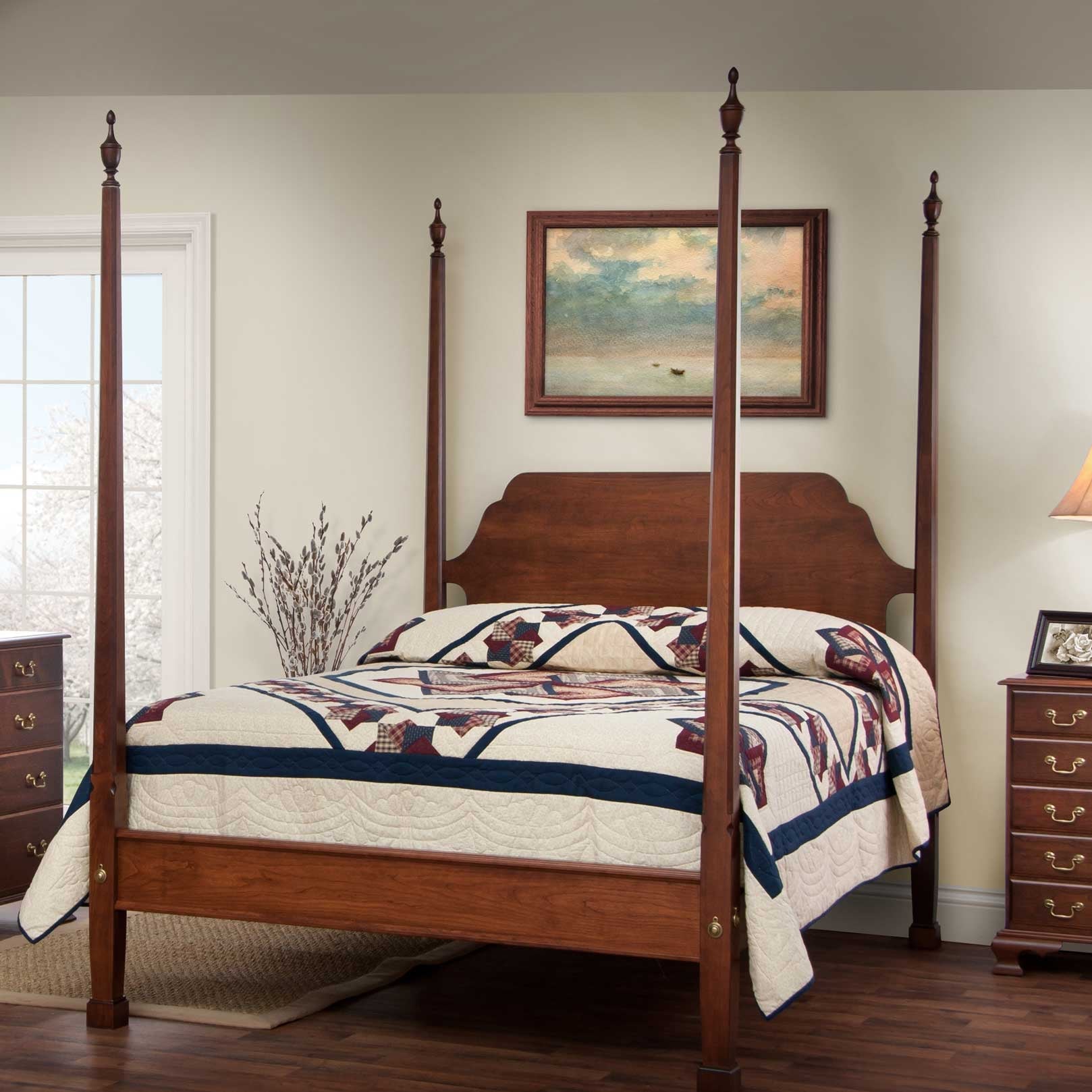 Jamestown Pencil Post Bed - snyders.furniture