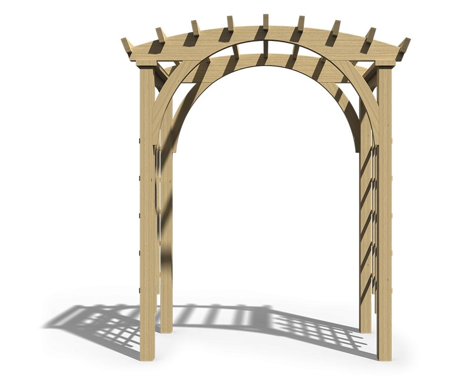 Large Roman Arch Arbor - snyders.furniture