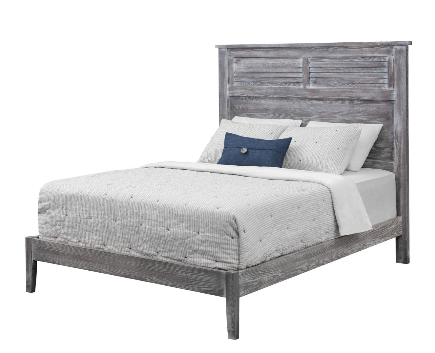 Oreland Louver Panel Low Footboard Bed - snyders.furniture
