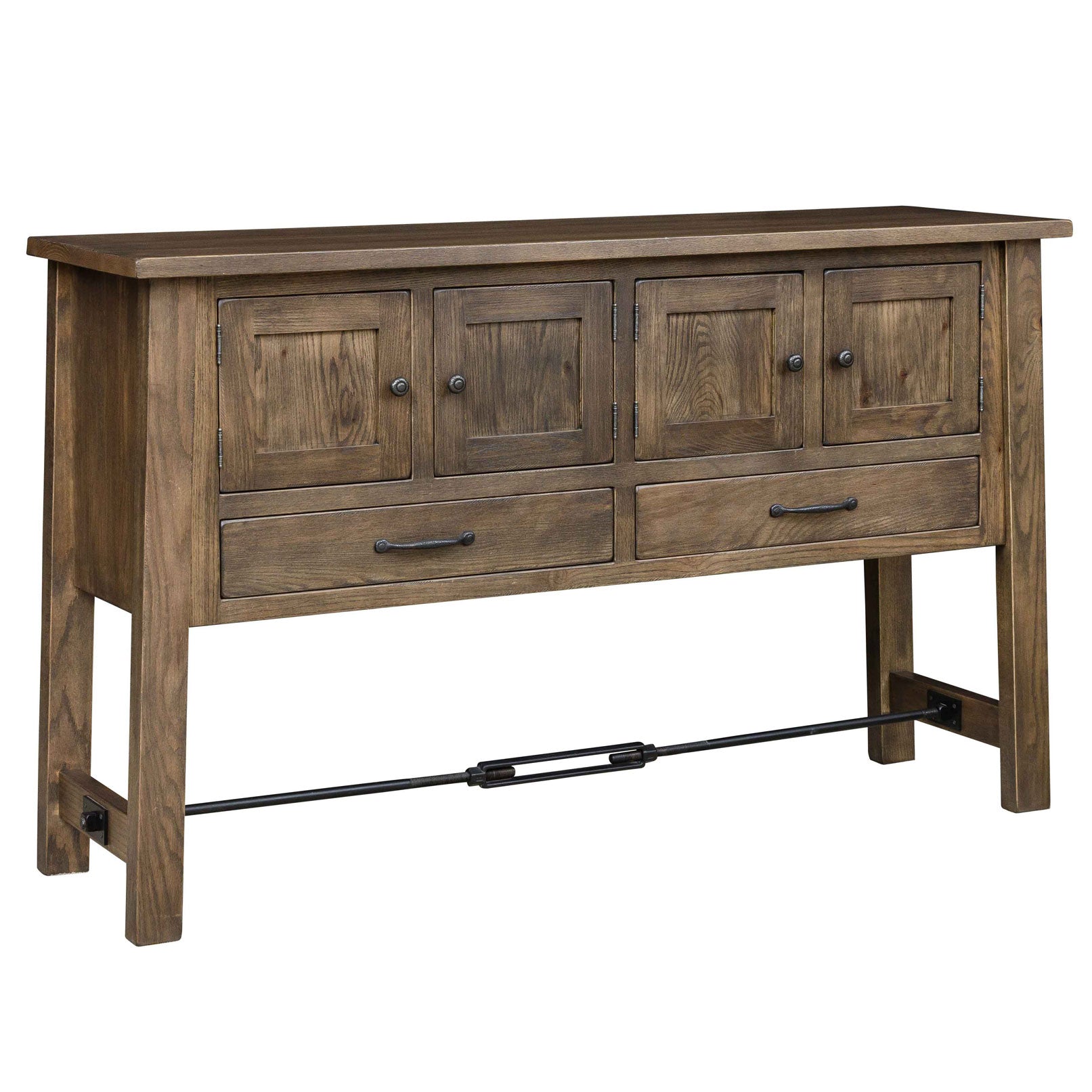 Ouray Amish Solid Wood 4-Door Sideboard - snyders.furniture