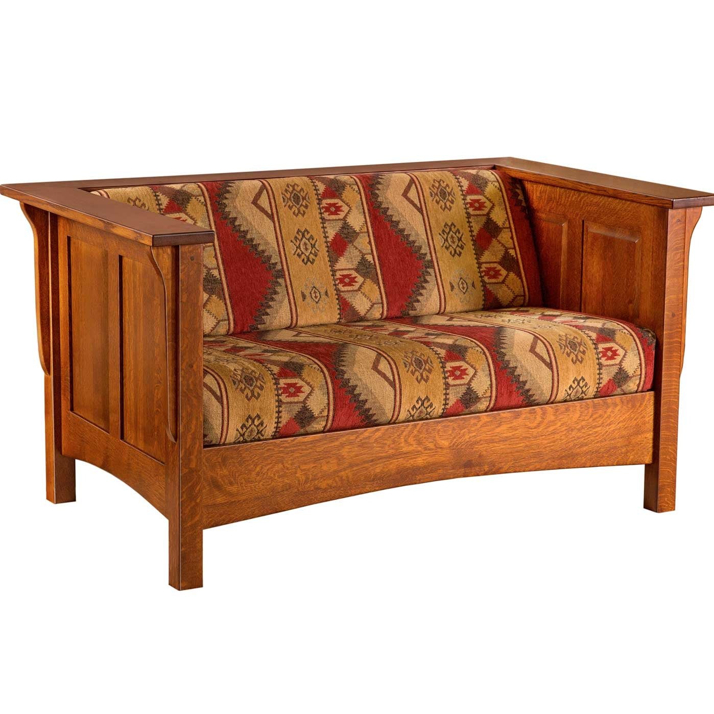 Panel Mission Club Loveseat - snyders.furniture