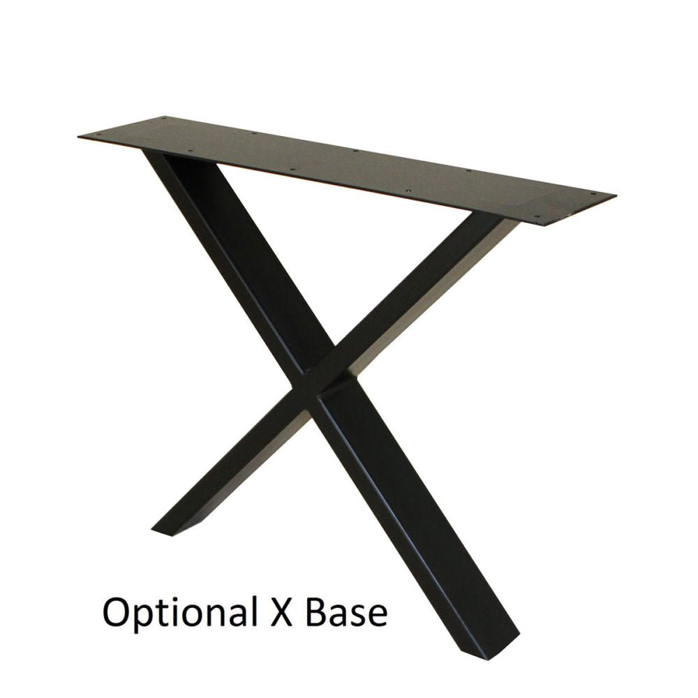 Quebec Live Edge Trestle Table - snyders.furniture