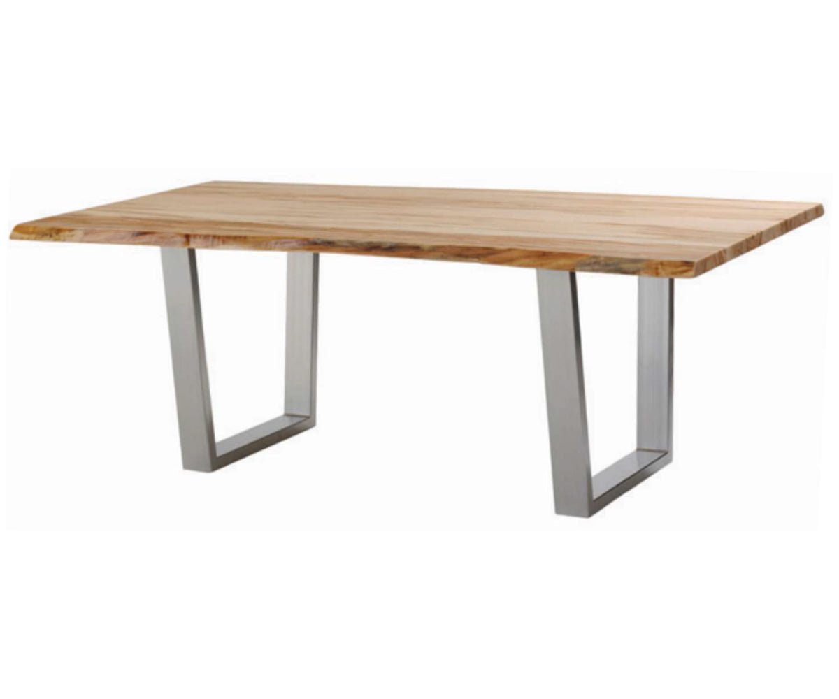 Quebec Live Edge Trestle Table - snyders.furniture