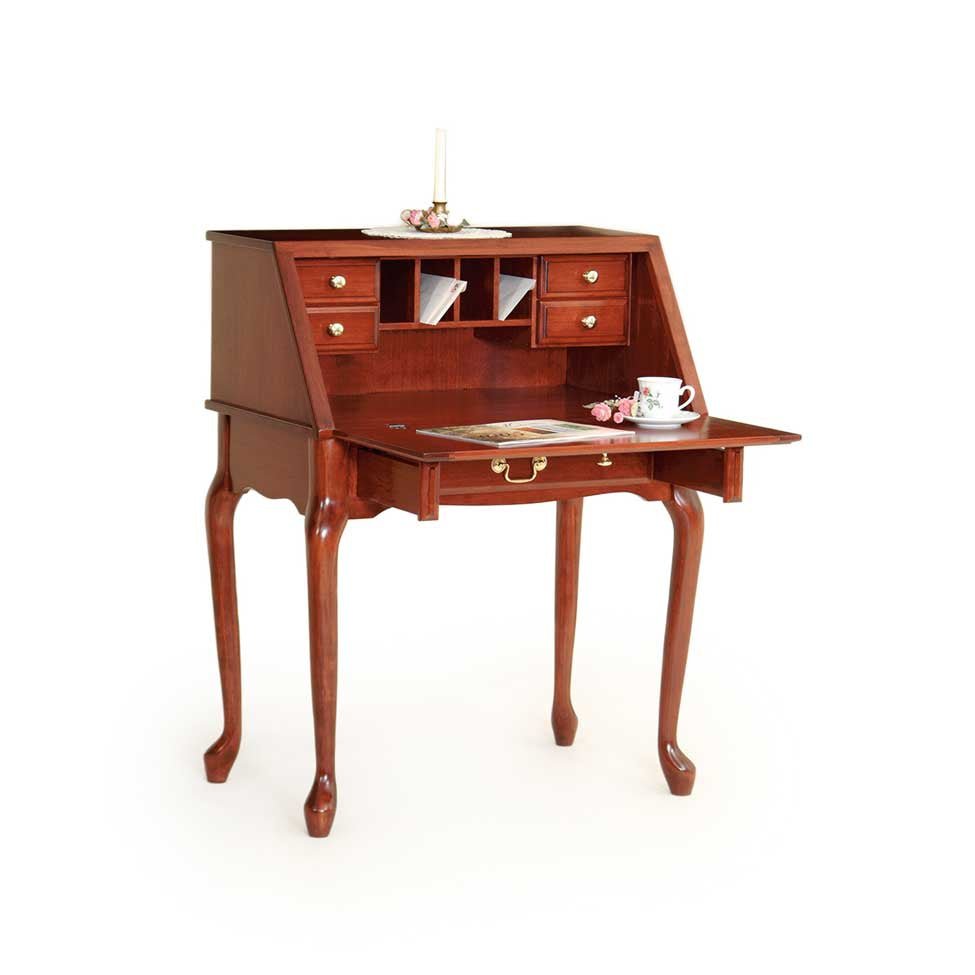 Queen Anne Secretary Desk - snyders.furniture