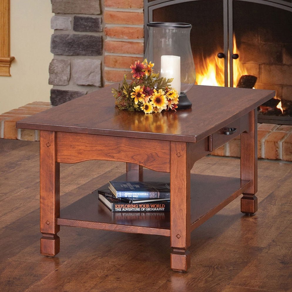 Rustic Country Coffee Table - snyders.furniture