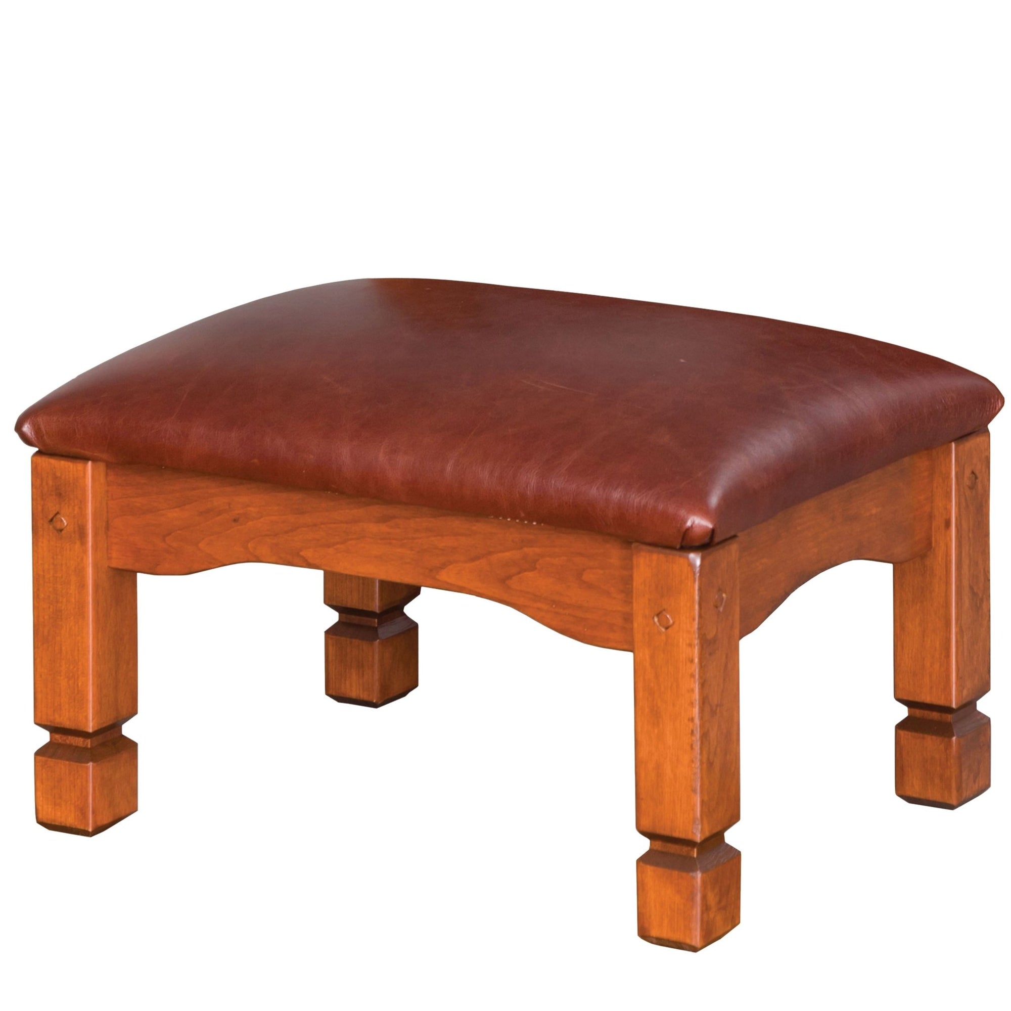 Amish Rustic Country Ottoman - snyders.furniture