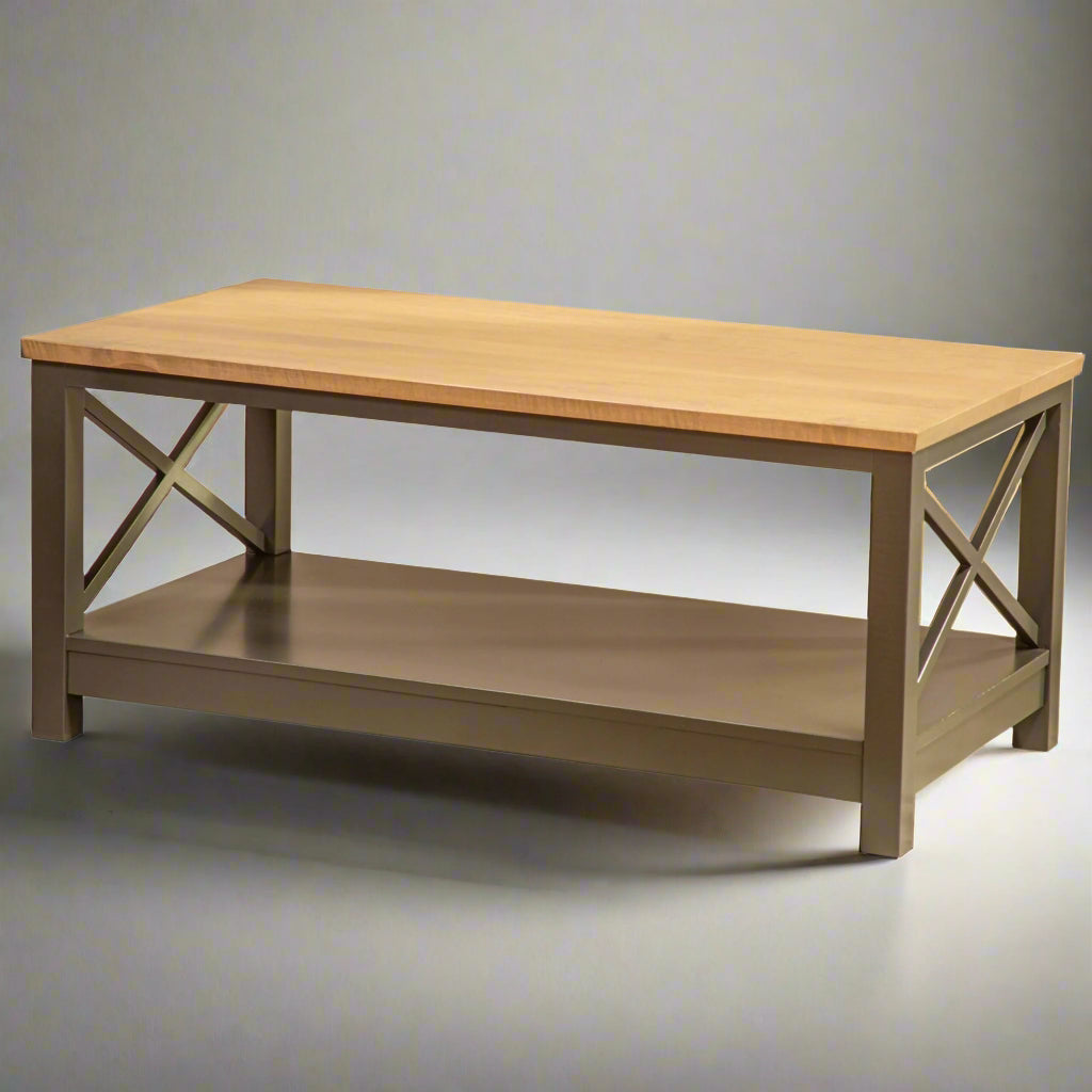 Saltire Amish Solid Wood Coffee Table - snyders.furniture