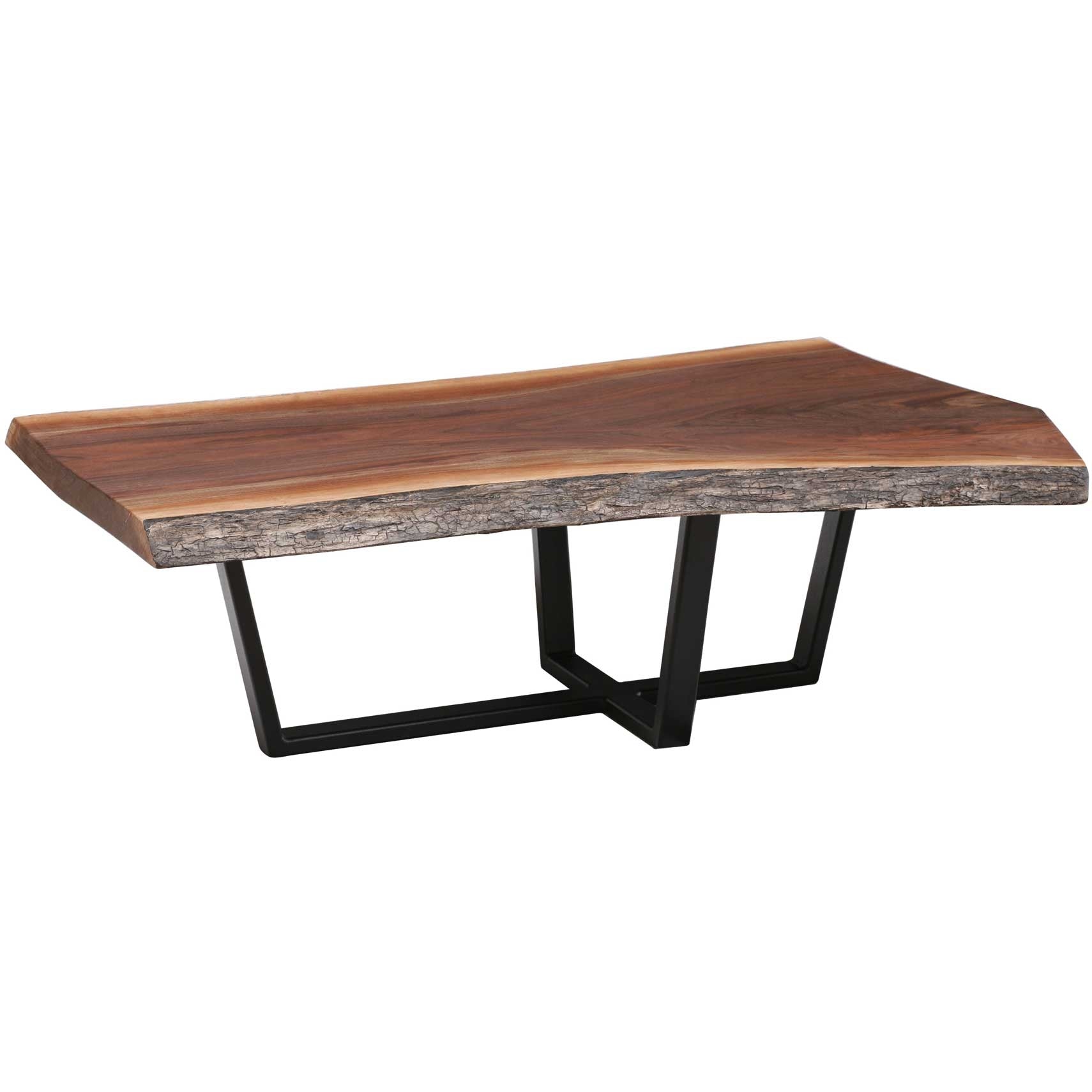Steel Balance Live Edge Coffee Table - snyders.furniture