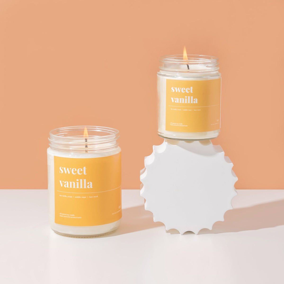 Sweet Vanilla Soy Candle - Standard - snyders.furniture