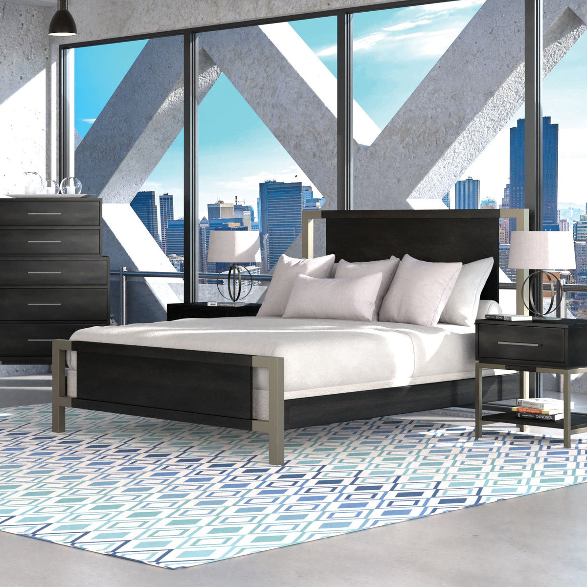 Tribeca Bed - Quickship - snyders.furniture