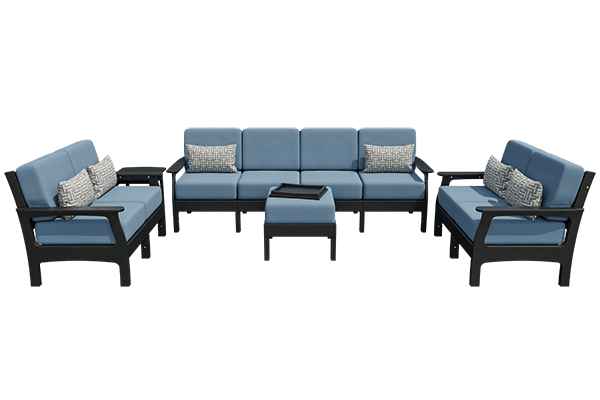 VaraMora Amish Patio 5-Piece Sofa Set - snyders.furniture