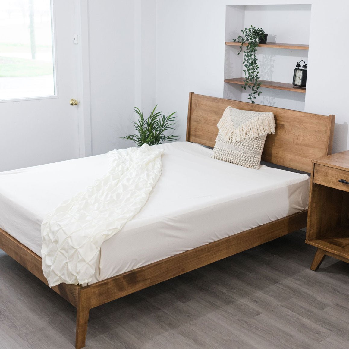 Vista Queen Maple Bed - Quickship - snyders.furniture