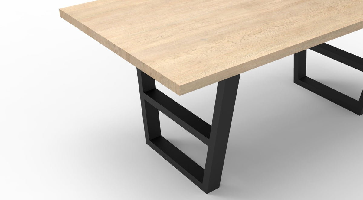 Wallace 72" Oak Dining Table - Light Natural - snyders.furniture