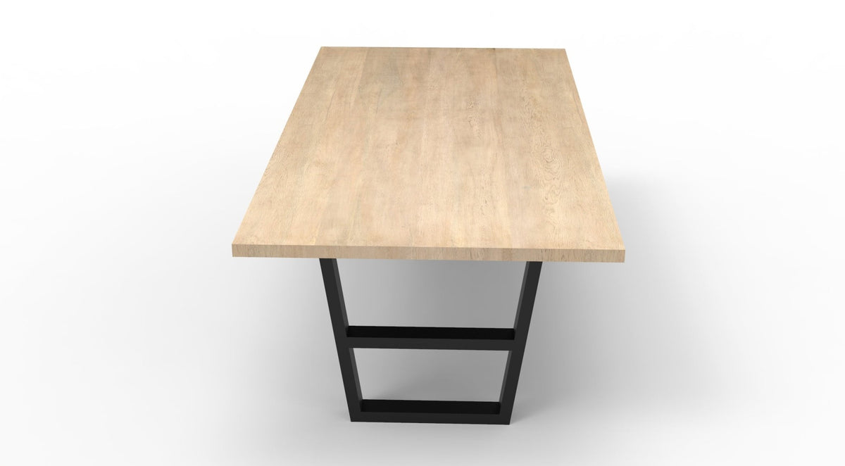 Wallace 84" Oak Dining Table - Light Natural - snyders.furniture