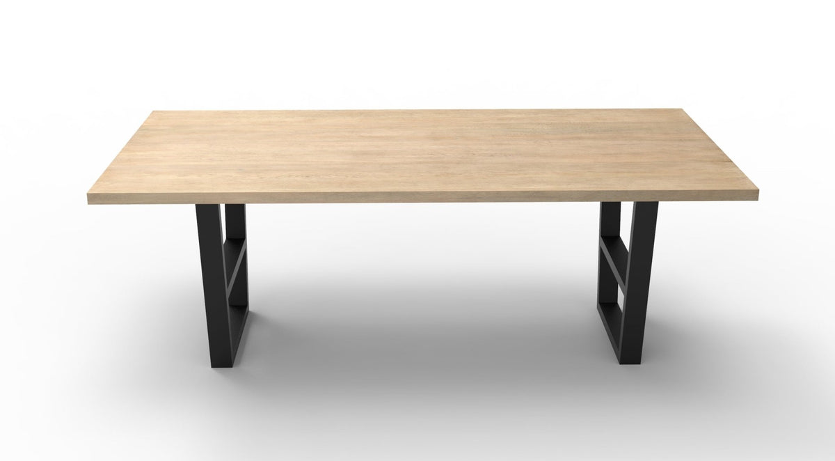 Wallace 84" Oak Dining Table - Light Natural - snyders.furniture