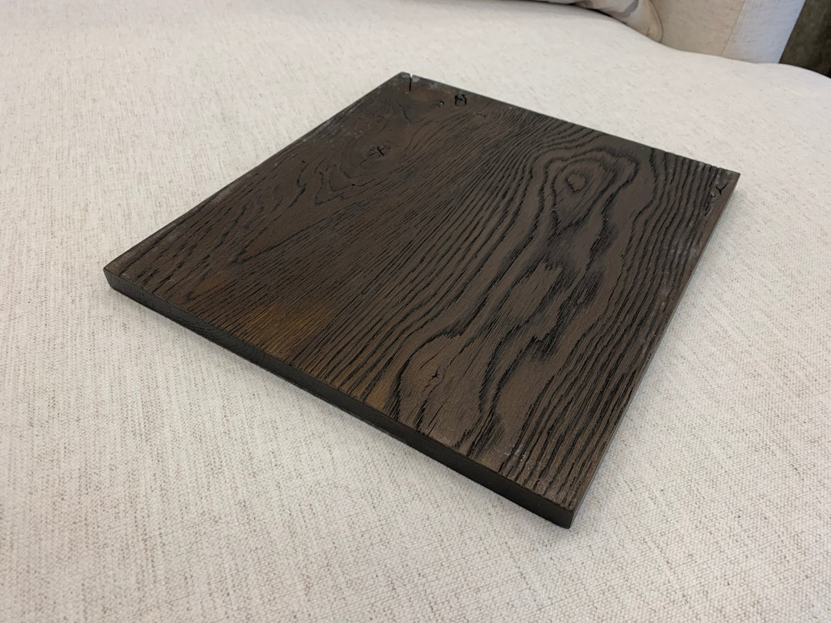 Wallace 96" Oak Dining Table - Sandblasted Black - snyders.furniture