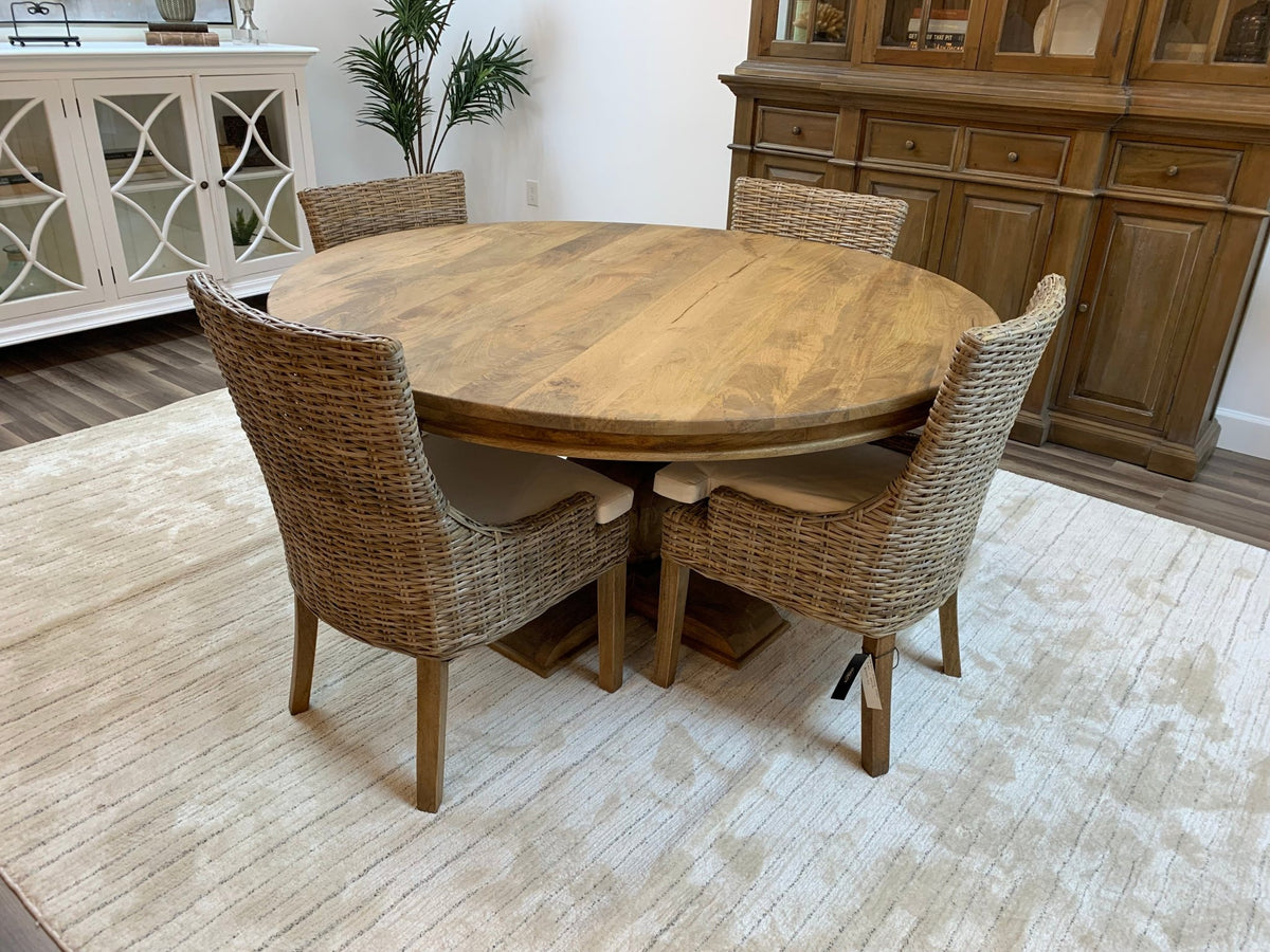 Weston 60&quot; Round Dining Table - Natural - snyders.furniture