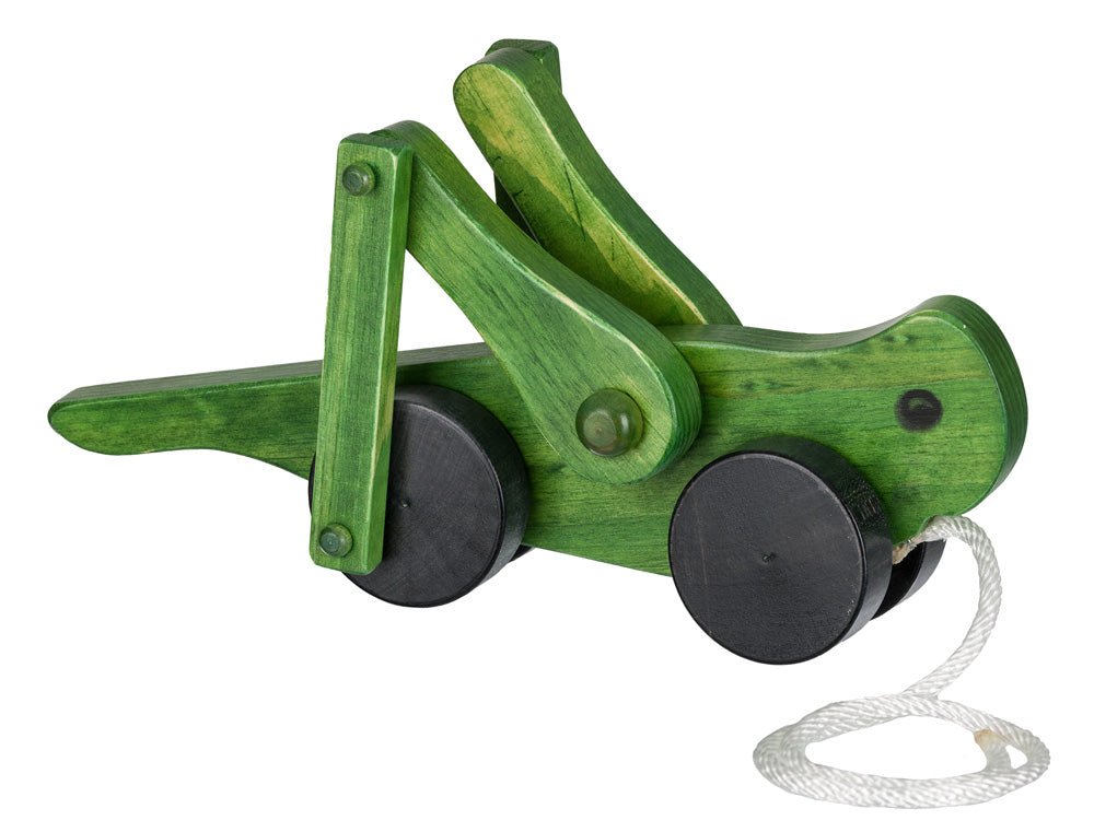 Wooden Grasshopper Pull Toy - snyders.furniture