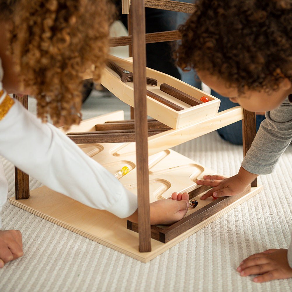 Wooden Marble Pyramid - snyders.furniture