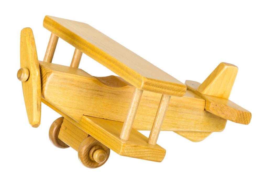 Wooden Toy Small Airplane - snyders.furniture