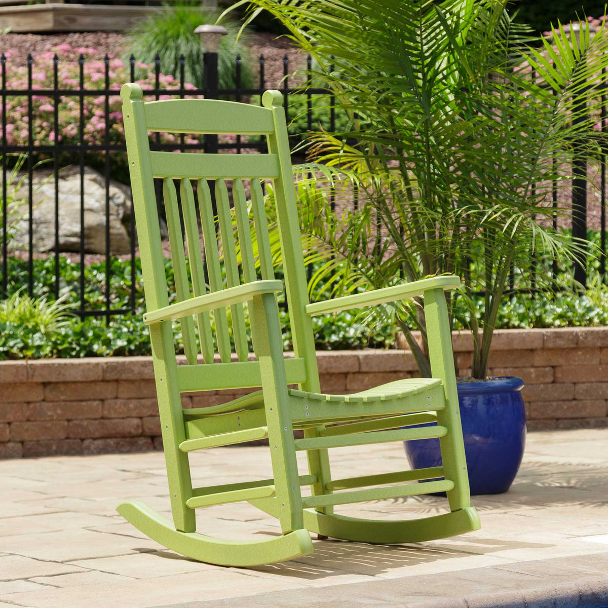 Zinn&#39;s Mill Poly Patio Amish Rocking Chair - snyders.furniture